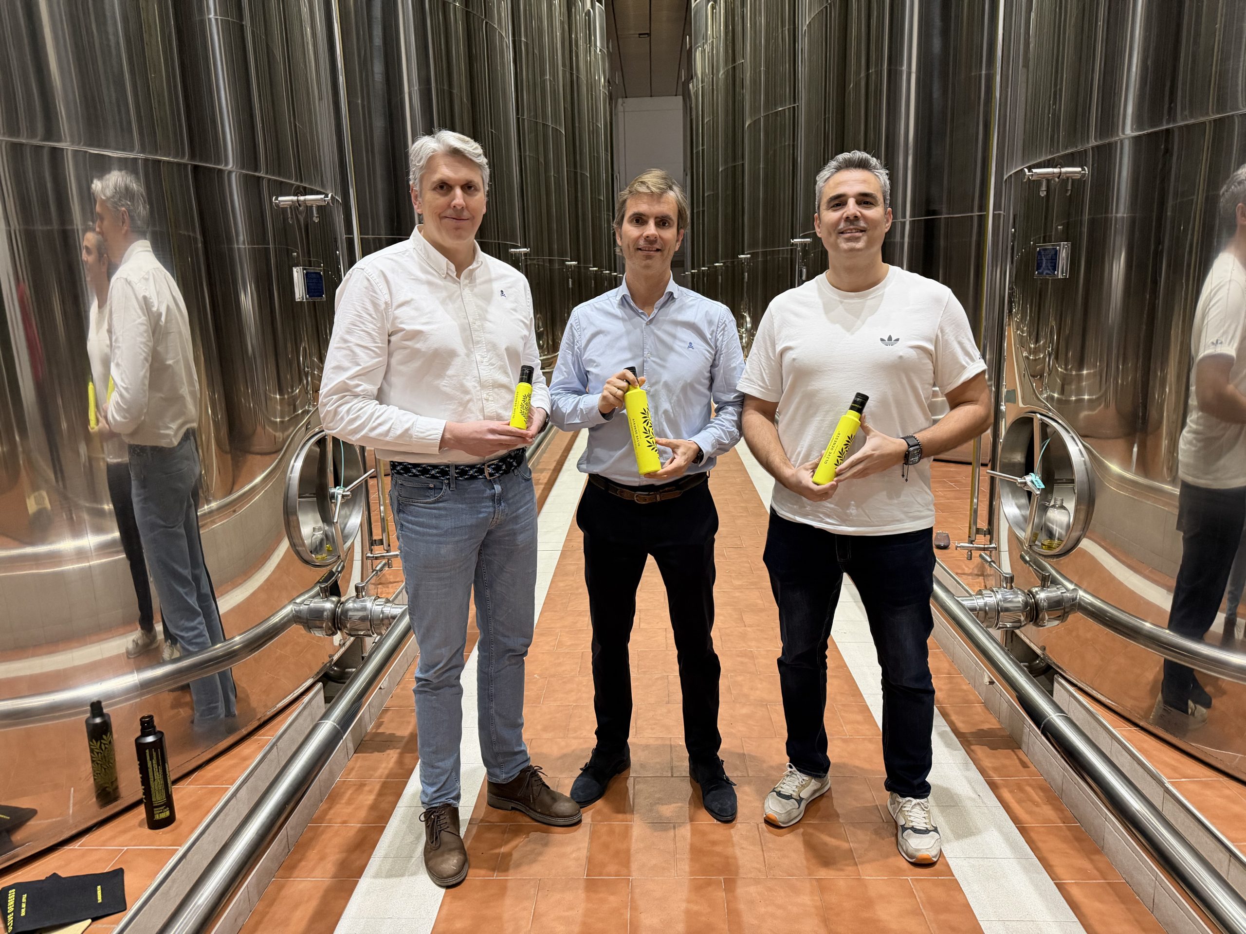 Manu, Alberto y Luis, fundadores de Olive Genesis